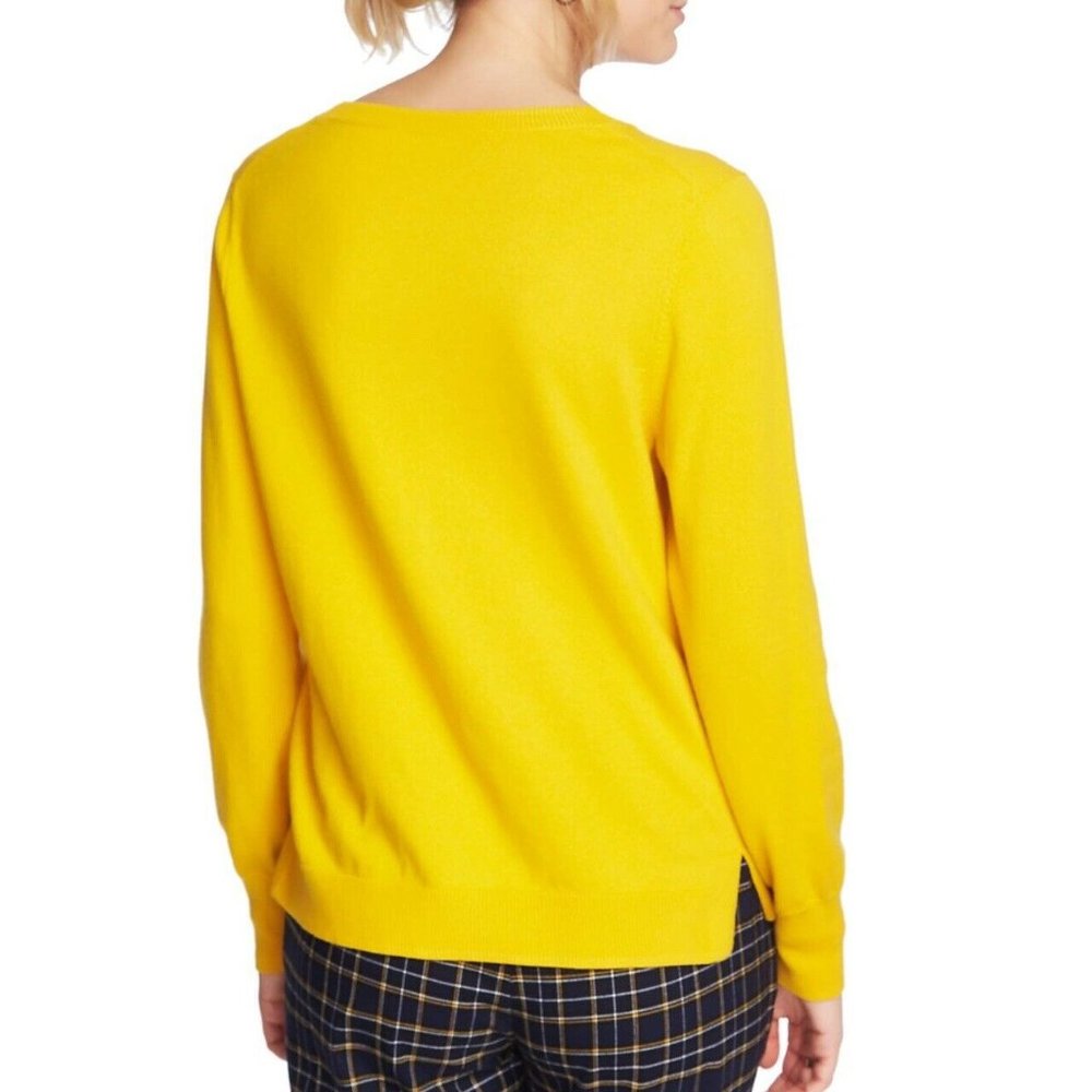 ⚠️SOLD⚠️Court Rowe Yellow Voila Fine Gauge Sweater - Picture 2 of 8